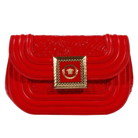 versace ricamo rosso|VERSACE.